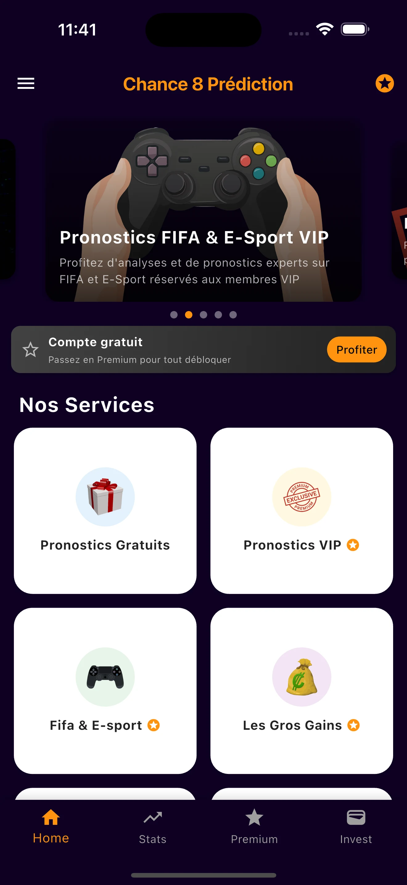 Chance 8 : Pronostic football screenshot