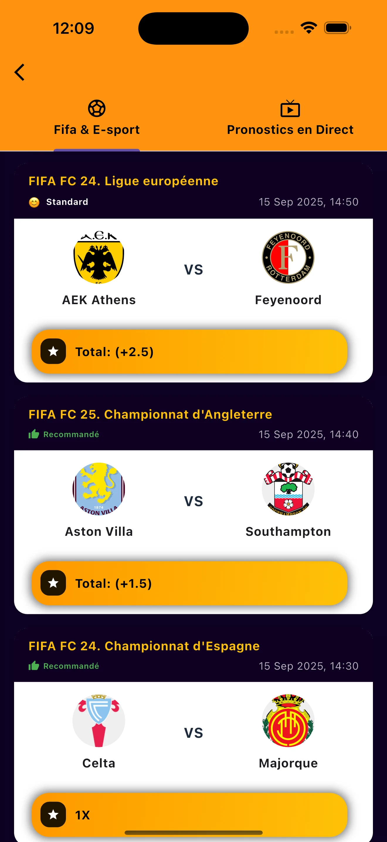 Chance 8 : Pronostic football screenshot