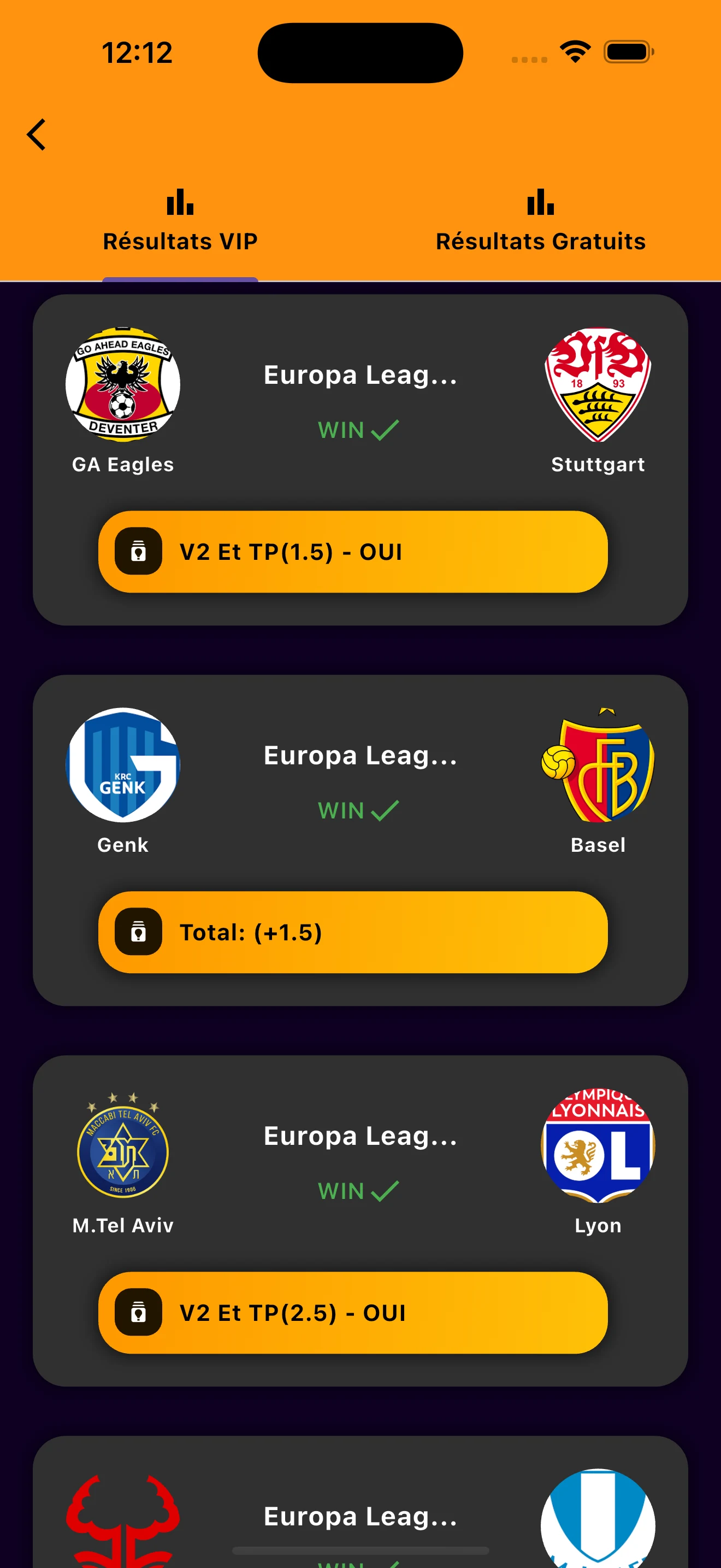Chance 8 : Pronostic football screenshot